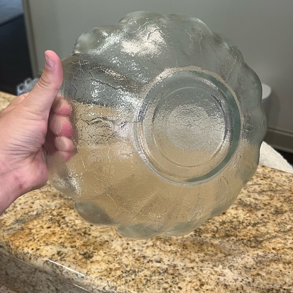 Blenko lotus bowl clear - Picture 3 of 6